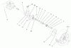 Toro 20716 - Side Discharge Mower, 1999 (9900001-9999999) Pièces détachées REAR AXLE ASSEMBLY
