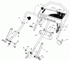 Toro 20718 - Lawnmower, 1985 (5000001-5999999) Pièces détachées HANDLE ASSEMBLY