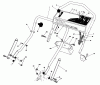 Toro 20718C - Lawnmower, 1985 (5000001-5999999) Pièces détachées HANDLE ASSEMBLY