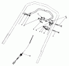 Toro 20718C - Lawnmower, 1986 (6000001-6999999) Pièces détachées TRACTION CONTROL ASSEMBLY