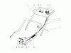 Toro 20730 - Lawnmower, 1978 (8000001-8999999) Pièces détachées HANDLE ASSEMBLY