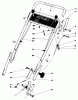 Toro 20735 - Lawnmower, 1979 (9000001-9999999) Pièces détachées HANDLE ASSEMBLY