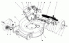 Toro 20745 - Lawnmower, 1984 (4000001-4999999) Pièces détachées HOUSING ASSEMBLY