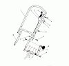 Toro 20745C - Lawnmower, 1985 (5000001-5999999) Pièces détachées HANDLE ASSEMBLY