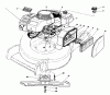Toro 20745C - Lawnmower, 1986 (6000001-6999999) Pièces détachées ENGINE ASSEMBLY