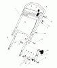 Toro 20745C - Lawnmower, 1987 (7000001-7999999) Pièces détachées HANDLE ASSEMBLY
