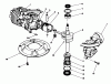 Toro 20747C - Lawnmower, 1987 (7000001-7999999) Pièces détachées CRANKSHAFT ASSEMBLY (MODEL NO. 47PG6)