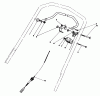 Toro 20747C - Lawnmower, 1987 (7000001-7999999) Pièces détachées TRACTION CONTROL ASSEMBLY