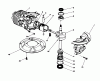 Toro 20747C - Lawnmower, 1988 (8000001-8999999) Pièces détachées CRANKSHAFT ASSEMBLY (MODEL NO 47PG6 & 47PG7