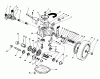 Toro 20747C - Lawnmower, 1988 (8000001-8999999) Pièces détachées GEAR CASE ASSEMBLY