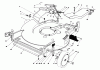 Toro 20747C - Lawnmower, 1988 (8000001-8999999) Pièces détachées HOUSING ASSEMBLY
