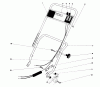 Toro 20750 - Lawnmower, 1978 (8000001-8999999) Pièces détachées HANDLE ASSEMBLY