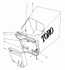 Toro 20755 - Lawnmower, 1980 (0000001-0999999) Pièces détachées GRASS BAG ASSEMBLY