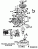 Toro 20755 - Lawnmower, 1981 (1000001-1999999) Pièces détachées ENGINE BRIGGS & STRATTON MODEL 92908-1956-01, BRIGGS & STRATTON MODEL 93508-0192-01