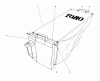 Toro 20758 - Lawnmower, 1980 (0000001-0999999) Pièces détachées GRASS BAG ASSEMBLY