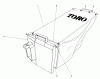 Toro 20758 - Lawnmower, 1981 (1000001-1999999) Pièces détachées GRASS BAG ASSEMBLY