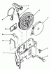 Toro 20758 - Lawnmower, 1982 (2000001-2999999) Pièces détachées STARTER NO. 590531