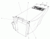 Toro 20758 - Lawnmower, 1983 (3000001-3999999) Pièces détachées GRASS BAG ASSEMBLY
