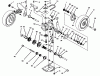 Toro 20761B - Lawnmower, 1993 (39000001-39999999) Pièces détachées GEAR CASE ASSEMBLY