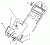 Toro 20761B - Lawnmower, 1993 (39000001-39999999) Pièces détachées HANDLE ASSEMBLY