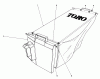Toro 20762 - Lawnmower, 1981 (1000001-1999999) Pièces détachées GRASS BAG ASSEMBLY