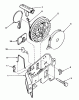 Toro 20762 - Lawnmower, 1983 (3000001-3999999) Pièces détachées REWIND STARTER NO. 590531