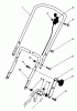 Toro 20762C - Lawnmower, 1986 (6000001-6999999) Pièces détachées HANDLE ASSEMBLY
