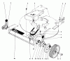 Toro 20770 - Lawnmower, 1982 (2000001-2999999) Pièces détachées FRONT WHEEL & PIVOT ARM ASSEMBLY