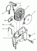 Toro 20770 - Lawnmower, 1982 (2000001-2999999) Pièces détachées REWIND STARTER NO. 590531