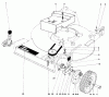 Toro 20771 - Lawnmower, 1983 (3000001-3999999) Pièces détachées FRONT WHEEL & PIVOT ARM ASSEMBLY