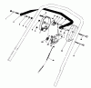 Toro 20773 - Lawnmower, 1983 (3000001-3999999) Pièces détachées TRACTION CONTROL ASSEMBLY