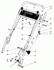 Toro 20775 - Lawnmower, 1979 (9000001-9999999) Pièces détachées HANDLE ASSEMBLY