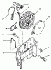 Toro 20775 - Lawnmower, 1982 (2000001-2999999) Pièces détachées REWIND STARTER NO. 590531
