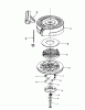 Toro 20780C - Lawnmower, 1987 (7000001-7999999) Pièces détachées REWIND STARTER NO. 590635