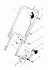Toro 20780C - Lawnmower, 1988 (8000001-8999999) Pièces détachées HANDLE ASSEMBLY