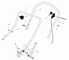 Toro 20782C - Lawnmower, 1986 (6000001-6999999) Pièces détachées HANDLE ASSEMBLY