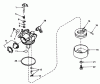 Toro 20788 - Lawnmower, 1980 (0000001-0999999) Pièces détachées CARBURETOR NO. 632050