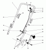 Toro 20788 - Lawnmower, 1981 (1000001-1999999) Pièces détachées HANDLE ASSEMBLY