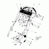 Toro 20790 - Lawnmower, 1980 (0000001-0999999) Pièces détachées HANDLE ASSEMBLY