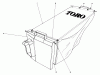 Toro 20798 - Lawnmower, 1980 (0000001-0999999) Pièces détachées GRASS BAG ASSEMBLY