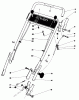 Toro 20810 - Lawnmower, 1979 (9000001-9999999) Pièces détachées HANDLE ASSEMBLY