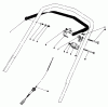 Toro 20810 - Lawnmower, 1983 (3000001-3999999) Pièces détachées TRACTION CONTROL ASSEMBLY
