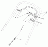 Toro 20810C - Lawnmower, 1985 (5000001-5999999) Pièces détachées TRACTION CONTROL ASSEMBLY