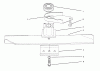 Toro 21011BC - Lawnmower, 1995 (5900001-5999999) Pièces détachées BLADE ASSEMBLY