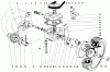 Toro 21100 - Whirlwind Lawnmower, 1968 (8000001-8999999) Pièces détachées FRONT AXLE & GEAR CASE ASSEMBLY