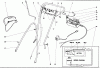 Toro 21100 - Whirlwind Lawnmower, 1968 (8000001-8999999) Pièces détachées HANDLE ASSEMBLY