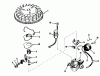 Toro 21100 - Whirlwind Lawnmower, 1968 (8000001-8999999) Pièces détachées MAGNETO NO. 610772
