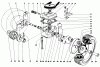 Toro 21666 - Whirlwind Lawnmower, 1970 (0000001-0033908) Pièces détachées FRONT AXLE & GEAR CASE ASSEMBLY