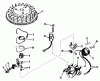Toro 21666 - Whirlwind Lawnmower, 1970 (0000001-0033908) Pièces détachées MAGNETO NO. 610772