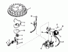 Toro 21711 - Guardian Lawnmower, 1976 (6000001-6999999) Pièces détachées MAGNETO NO. 610772 (MOWER MODEL NO. 21711) (ENGINE NO. TNT 100-10046)